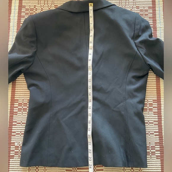 Kasper black notched collar buttoned jacket - Picture 5 of 6